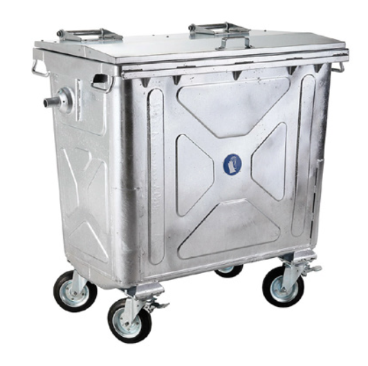 Stalen container 660L