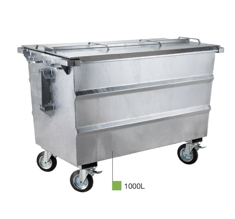 Geesink Stalen container 1000L