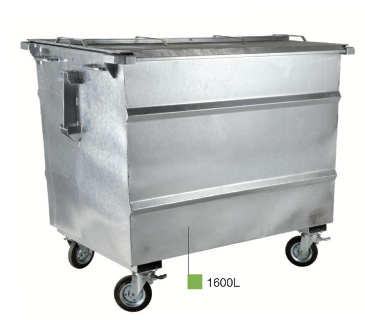Geesink Stalen container 1600L