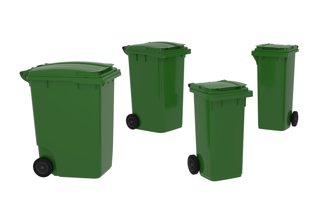 2 wiel containers